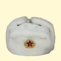 Wintermütze "Armee", weiss
